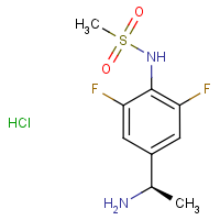 N-{4-[(1R)-1-Aminoethyl]-2,6-difluorophenyl}methanesulphonamide hydrochloride