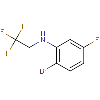 2-Bromo-5-fluoro-N-(2,2,2-trifluoroethyl)aniline