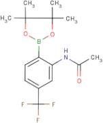 2-Acetamido-4-(trifluoromethyl)benzeneboronic acid, pinacol ester