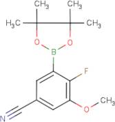 5-Cyano-2-fluoro-3-methoxybenzeneboronic acid, pinacol ester