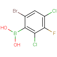 6-bromo-2,4-dichloro-3-fluorobenzeneboronic acid