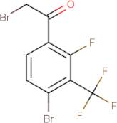 4-Bromo-2-fluoro-3-(trifluoromethyl)phenacyl bromide