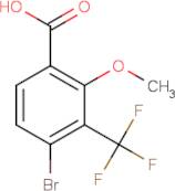 4-Bromo-2-methoxy-3-(trifluoromethyl)benzoic acid