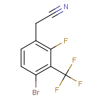 2-[4-Bromo-2-fluoro-3-(trifluoromethyl)phenyl]acetonitrile