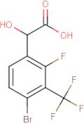 2-[4-Bromo-2-fluoro-3-(trifluoromethyl)phenyl]-2-hydroxyacetic acid