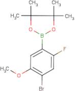 4-Bromo-2-fluoro-5-methoxybenzeneboronic acid, pinacol ester