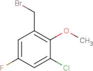 3-Chloro-5-fluoro-2-methoxybenzyl bromide