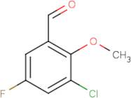 3-Chloro-5-fluoro-2-methoxybenzaldehyde