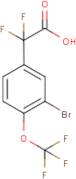 [3-Bromo-4-(trifluoromethoxy)phenyl](difluoro)acetic acid