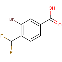 3-Bromo-4-(difluoromethyl)benzoic acid