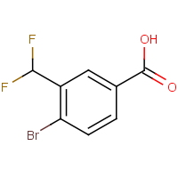 4-Bromo-3-(difluoromethyl)benzoic acid