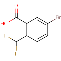 5-Bromo-2-(difluoromethyl)benzoic acid