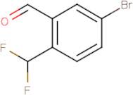 5-Bromo-2-(difluoromethyl)benzaldehyde