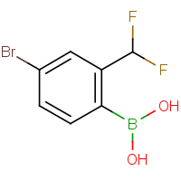 4-Bromo-2-(difluoromethyl)benzeneboronic acid