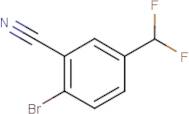 2-Bromo-5-(difluoromethyl)benzonitrile