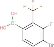 4-Bromo-3-fluoro-2-(trifluoromethyl)benzeneboronic acid