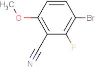 3-Bromo-2-fluoro-6-methoxybenzonitrile