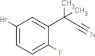 2-(5-Bromo-2-fluorophenyl)-2-methylpropanenitrile