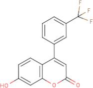 7-Hydroxy-4-[3-(trifluoromethyl)phenyl]coumarin