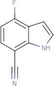 4-Fluoro-1H-indole-7-carbonitrile