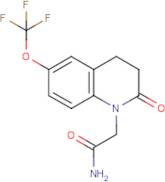 2-[3,4-Dihydro-2-oxo-6-(trifluoromethoxy)quinolin-1(2H)-yl]acetamide