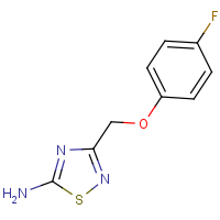 5-Amino-3-[(4-fluorophenoxy)methyl]-1,2,4-thiadiazole