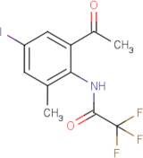 2-Acetyl-4-iodo-6-methyl-N-(trifluoroacetyl)aniline