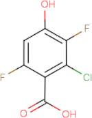 2-Chloro-3,6-difluoro-4-hydroxybenzoic acid