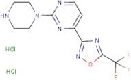 2-(Piperazin-1-yl)-4-[5-(trifluoromethyl)-1,2,4-oxadiazol-3-yl]pyrimidine dihydrochloride