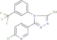 5-(2-Chloropyridin-5-yl)-4-[3-(trifluoromethyl)phenyl]-4H-1,2,4-triazole-3-thiol