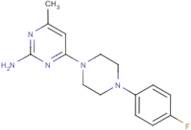 2-Amino-4-[4-(4-fluorophenyl)piperazin-1-yl]-6-methylpyrimidine