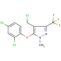 4-(Chloromethyl)-5-(2,4-dichlorophenoxy)-1-methyl-3-(trifluoromethyl)-1H-pyrazole