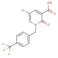 5-Chloro-1-[4-(trifluoromethyl)benzyl]pyridin-2-one-3-carboxylic acid