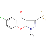 [5-(4-Chlorophenoxy)-1-methyl-3-(trifluoromethyl)-1H-pyrazol-4-yl]methanol