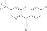 2-(4-Chlorophenyl)-2-[3-chloro-5-(trifluoromethyl)pyridin-2-yl]acetonitrile