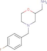 [4-(4-Fluorobenzyl)morpholin-2-yl]methylamine