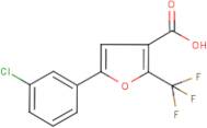 5-(3-Chlorophenyl)-2-(trifluoromethyl)furan-3-carboxylic acid