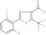 5-(2,6-Difluorophenyl)-2-(trifluoromethyl)furan-3-carbonyl chloride