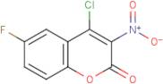 4-Chloro-6-fluoro-3-nitrocoumarin