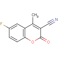 3-Cyano-6-fluoro-4-methylcoumarin