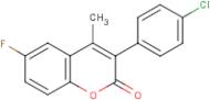 3-(4-Chlorophenyl)-6-fluoro-4-methylcoumarin