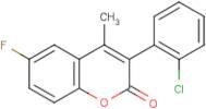 3-(2-Chlorophenyl)-6-fluoro-4-methylcoumarin