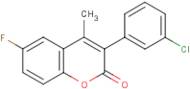 3-(3-Chlorophenyl)-6-fluoro-4-methylcoumarin