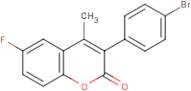 3-(4-Bromophenyl)-6-fluoro-4-methylcoumarin