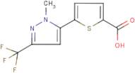 5-[1-Methyl-3-(trifluoromethyl)-1H-pyrazol-5-yl]thiophene-2-carboxylic acid