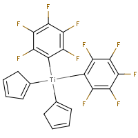 Bis(cyclopentadienyl)-bis(pentafluorophenyl)titanium