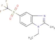 1-Ethyl-2-methyl-5-(trifluoromethylsulphonyl)benzimidazole