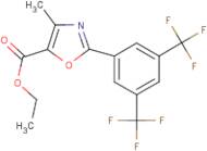 Ethyl 2-[3,5-bis(trifluoromethyl)phenyl]-4-methyl-1,3-oxazole-5-carboxylate