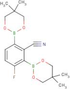 2-Cyano-4-fluorobenzene-1,3-diboronic acid, neopentyl glycol diester