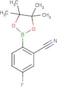 2-Cyano-4-fluorobenzeneboronic acid, pinacol ester